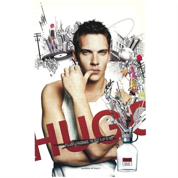 2007 Hugo Boss Men's Cologne Jonathan Rhys Meyers Print Ad 2000s - Picture 1 of 4